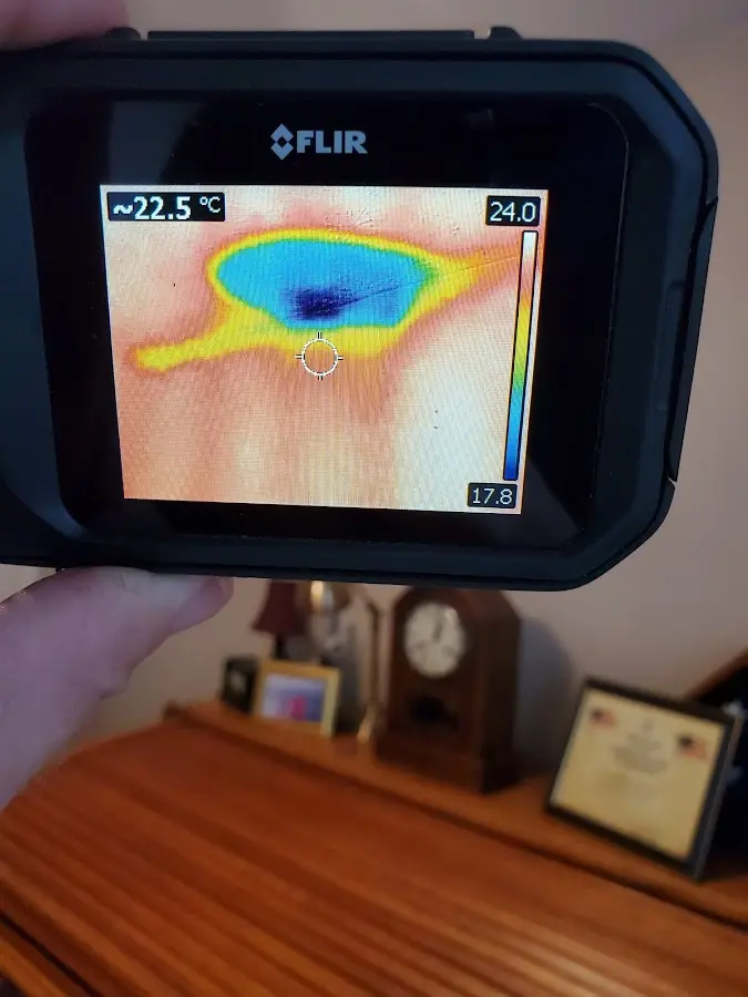 Thermal imaging inspection for water damage in Tarrant