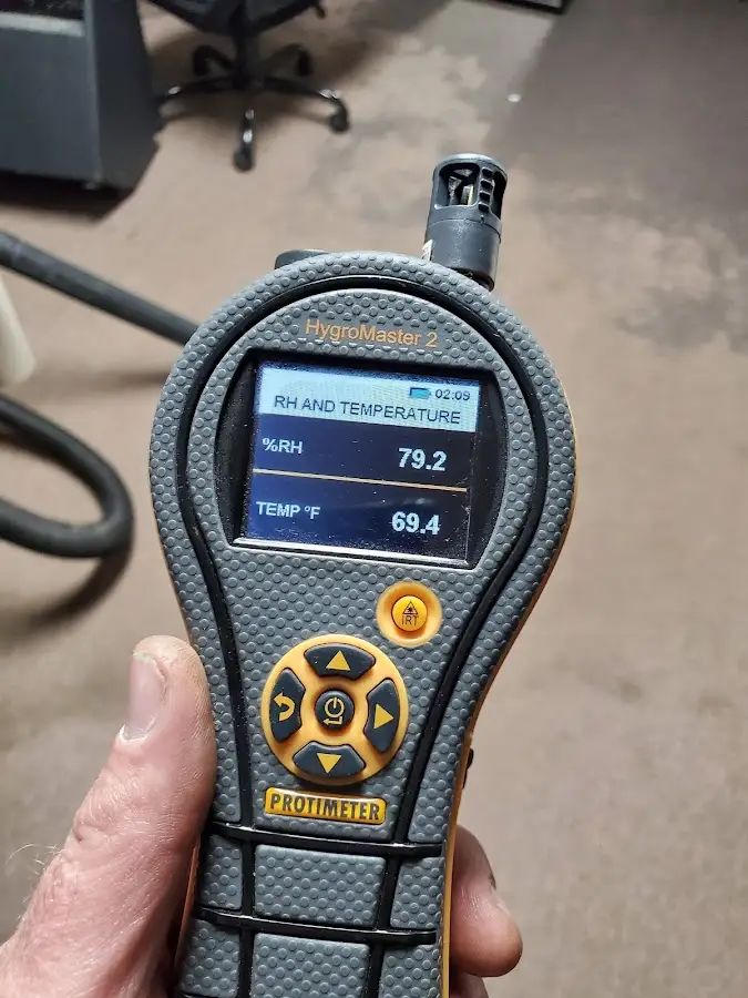 Moisture meter humidity assessment for Fire & Smoke Damage Restoration in Tarrant